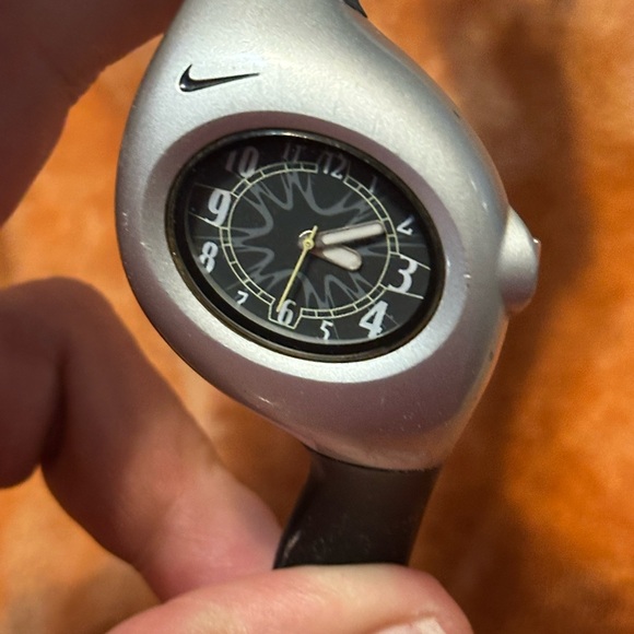 Nike Accessories - Nike Silver-Grey / black sport watch